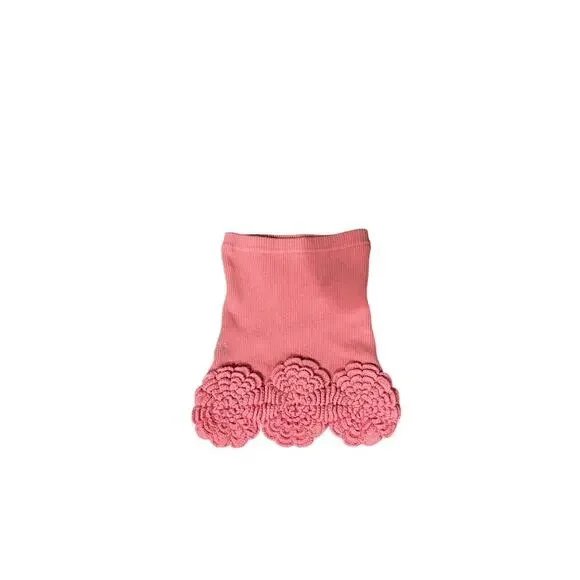 NWT Lovers + Friends Revolve Ashby Crochet Mini Pink Skirt Size XS - Picture 5 of 9